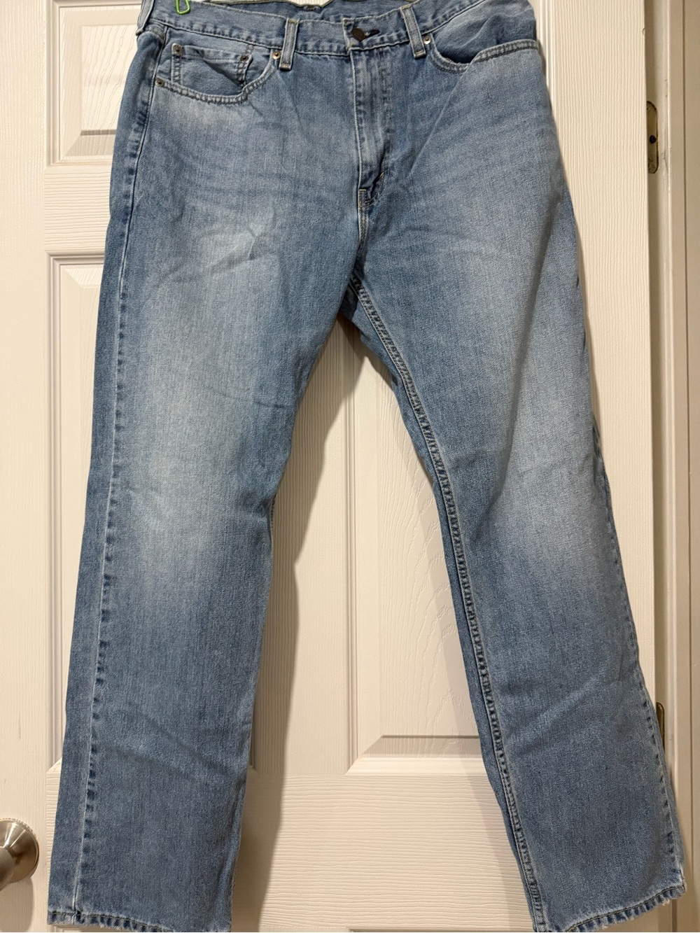 Levi's Light Blue Straight-Leg Jeans 36/32